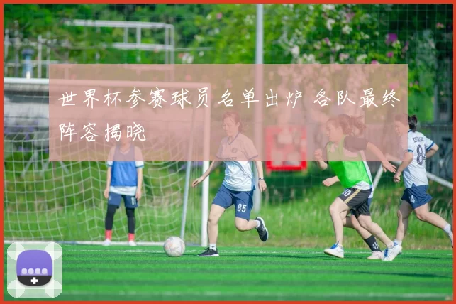 世界杯参赛球员名单出炉 各队最终阵容揭晓